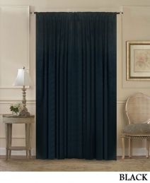 Black Velvet Curtain Panels 