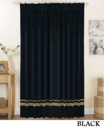Striped Pinch Pleat Curtains 