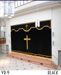 Black Church Curtain