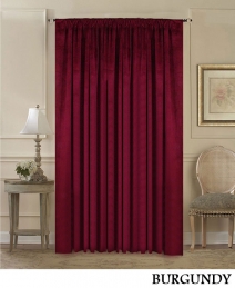 Burgundy Room Divider Curtain
