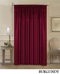 Burgundy Velvet Panels