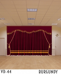 Luxury Curtain For Stage Hall Theater 