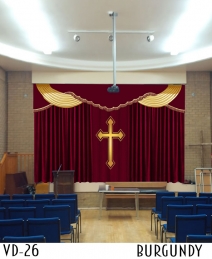 Curtains For Church Decoration 