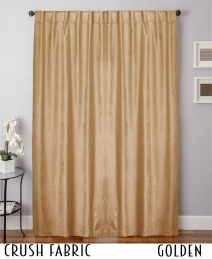 Crushed Velvet Curtain For Home Decorative Drapes 