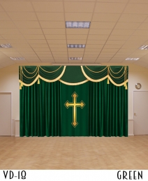 CHURCH DECORATIVE CURTAIN