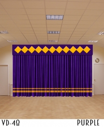 New Design Restaurant Velvet Curtain Decor 