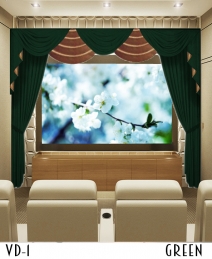 Green Home Theater Drapes 