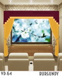 Home Theater Room & Projector Screen Curtains 