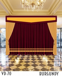 Luxury Hotel Stage Church Curtains 