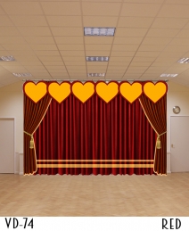 NEW HEART DESIGN STAGE CURTAINS