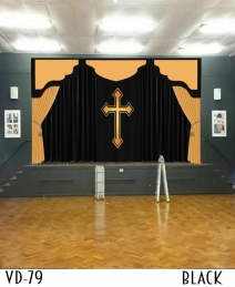 CHURCH CURTAINS DECORATIONS SANCTUARY ALTAR FOR SALE