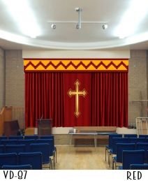 CUSTOM CHURCH CURTAINS FOR STAGE SCHOOLS THEATERS 