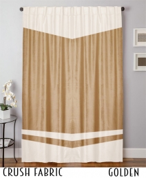 Custom Made Crushed Velvet Curtain