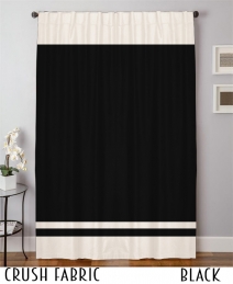 Decorative Crushed Velvet Drapes