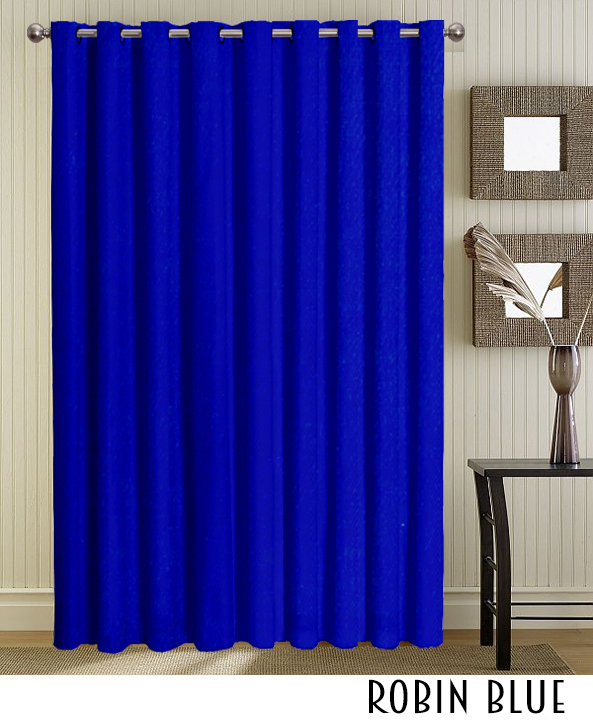 Blue Grommet Curtains