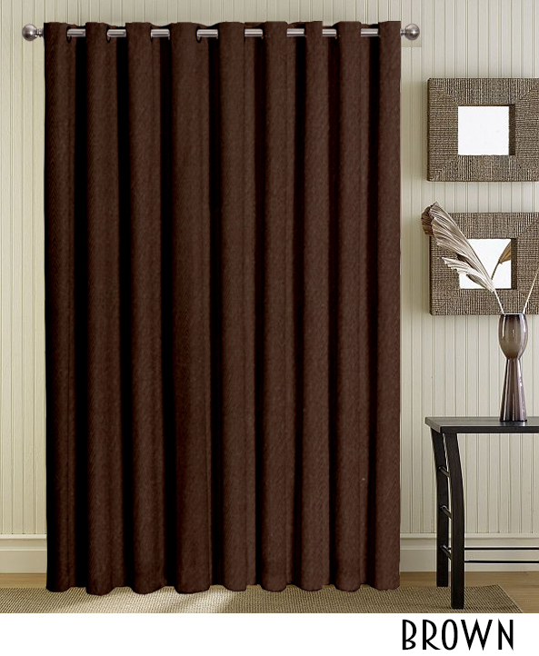 Brown Grommet Curtains