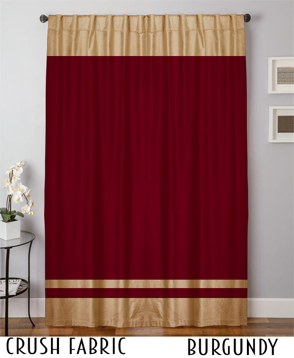 Decorative Crush Velvet Curtain Drapes