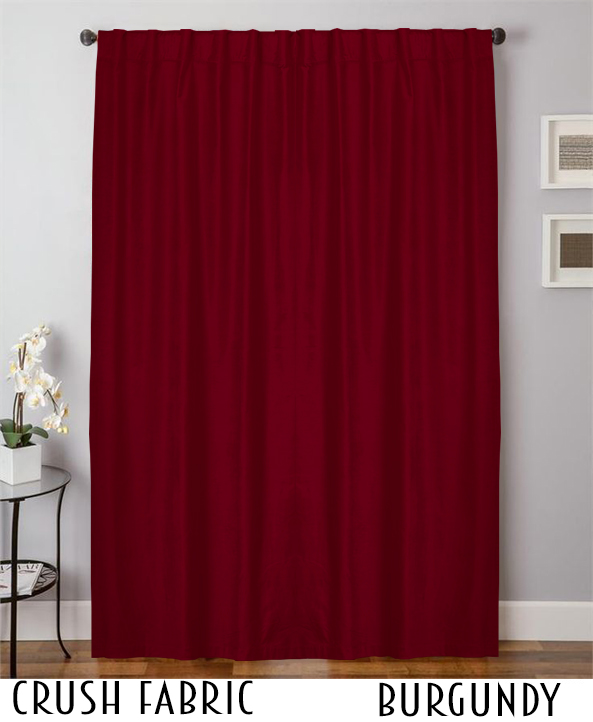 Crushed Velvet Curtain For Home Decorative Drapes