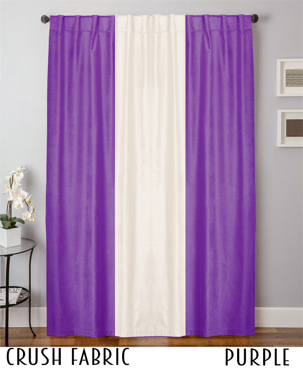 Double Color Velvet Curtain Drapes