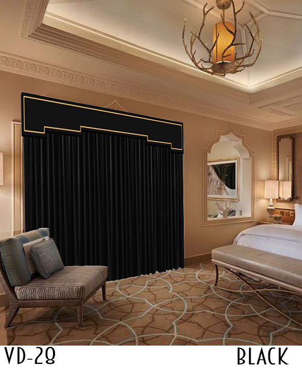 Decorative Hotel Velvet Curtain Decor