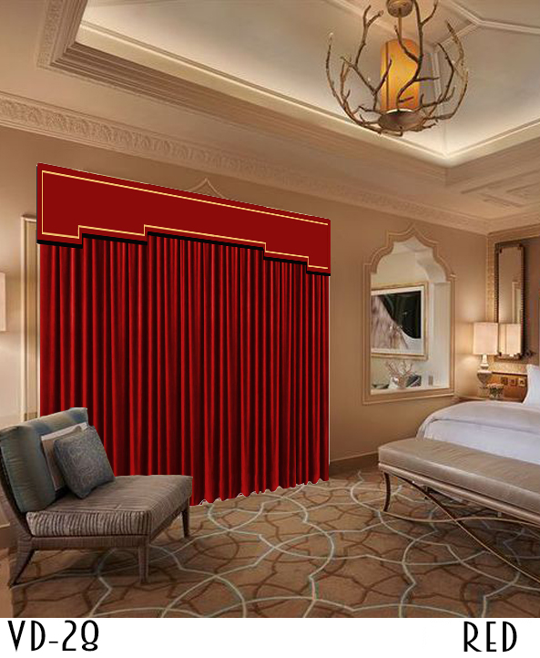 Decorative Hotel Velvet Curtain Decor