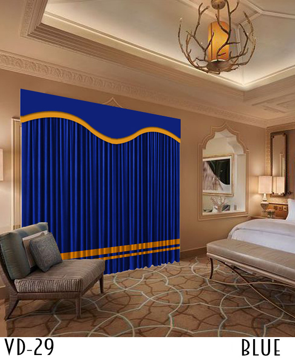 Custom Restaurant Designer Velvet Curtain