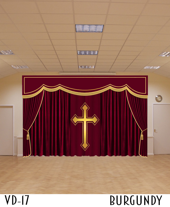 Chapel Velvet Curtains Drapery 