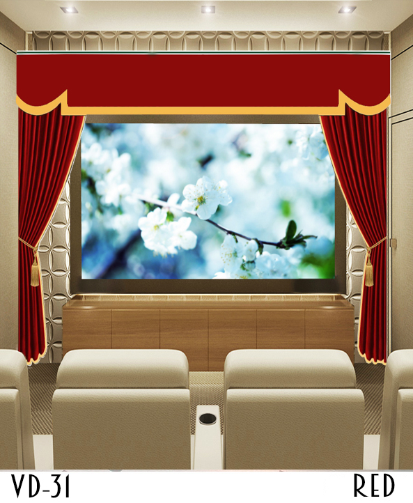 Luxury Theater Screen Drapes