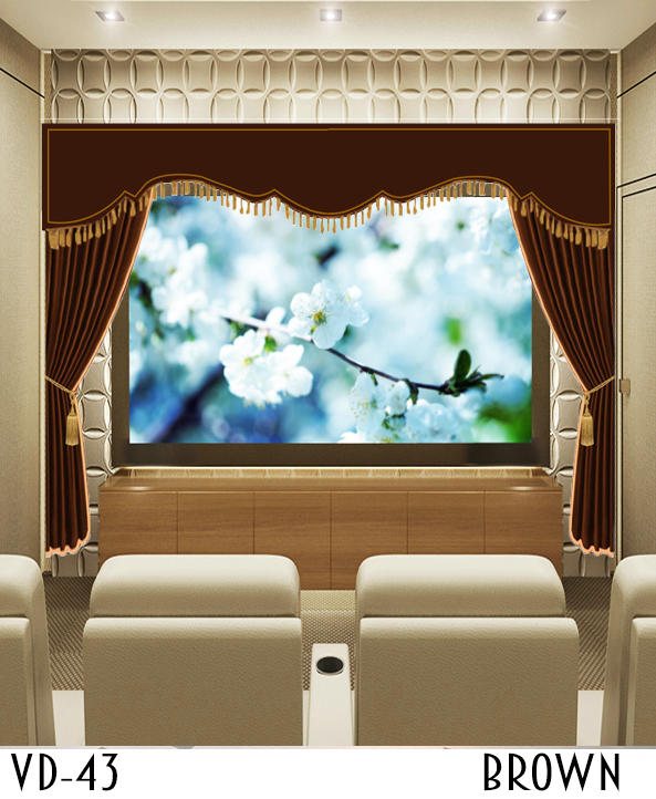 Decorative Curtain For Screen Home Movie Theater