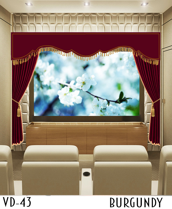 Decorative Curtain For Screen Home Movie Theater