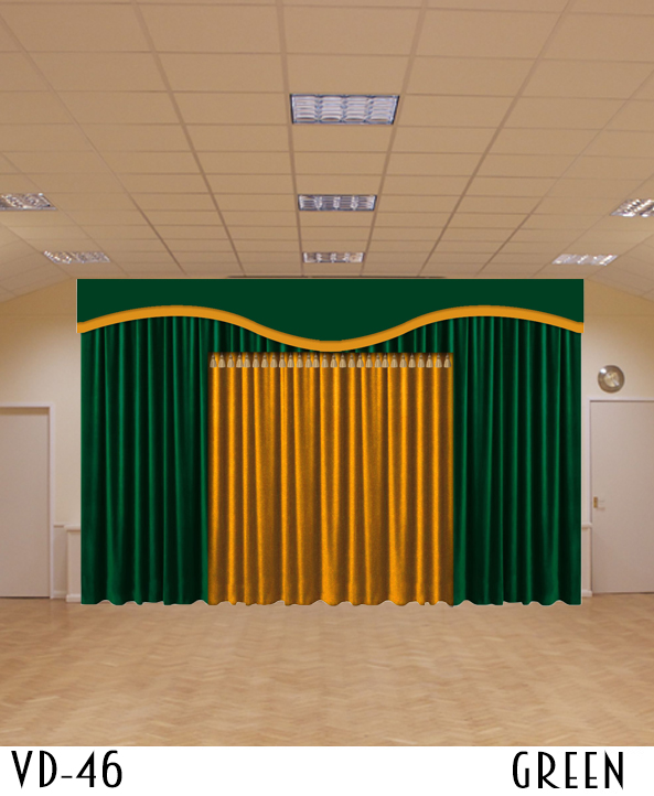 Double Color Decorative Hotel Curtain