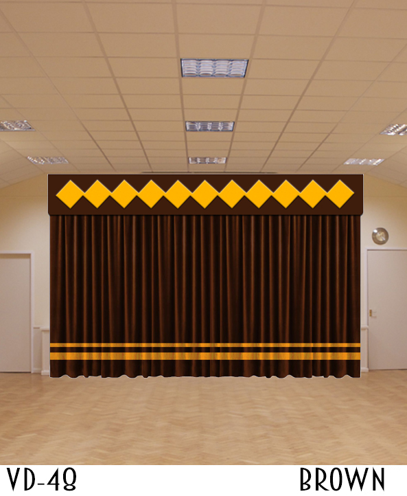 New Design Hotel Velvet Curtain Decor