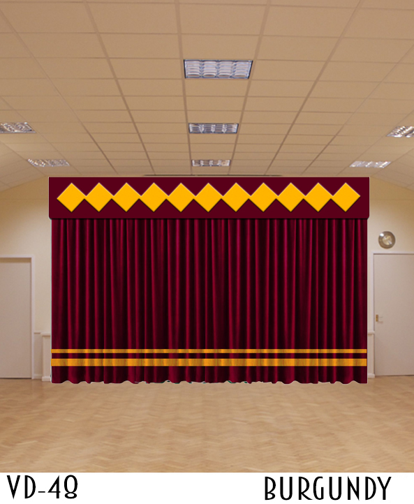 New Design Restaurant Velvet Curtain Decor