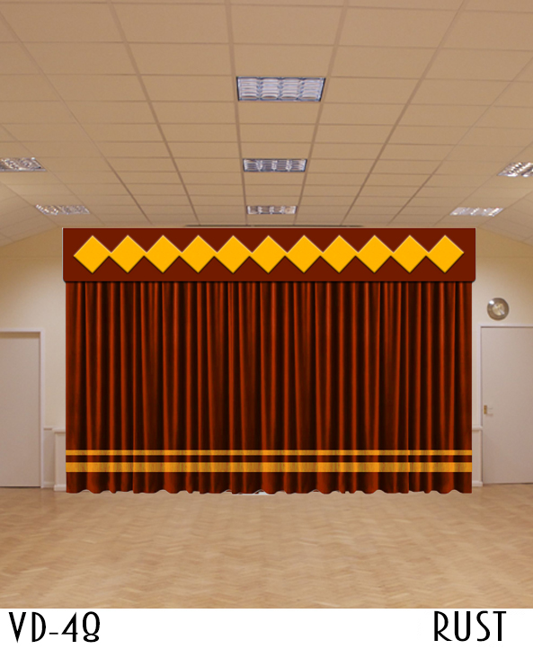 New Design Restaurant Velvet Curtain Decor