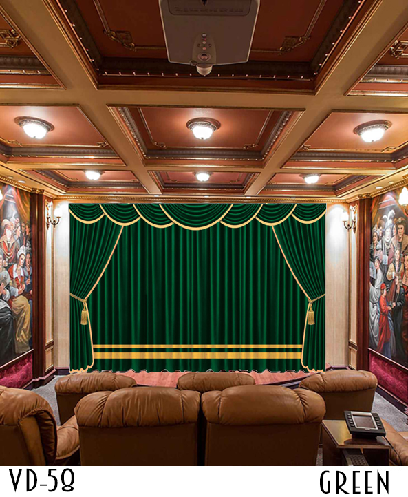 LUXURY CURTAIN FOR Hotel HALL THEATER EVENTS