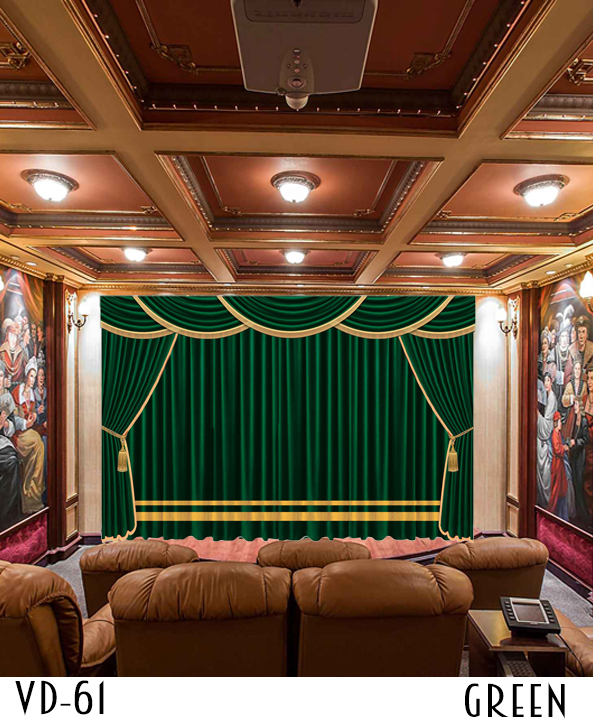 LUXURY CURTAIN FOR Hotel HALL THEATER EVENTS DECOR