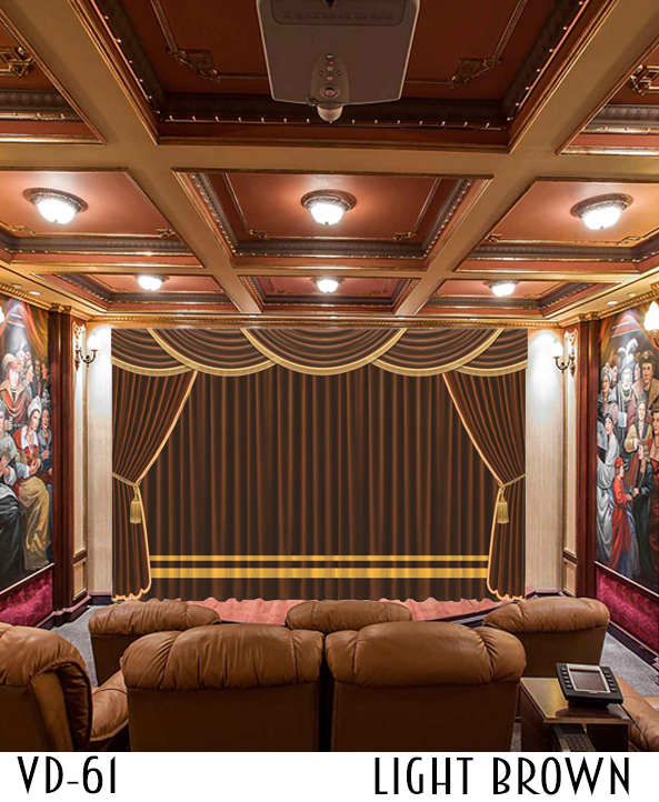 LUXURY CURTAIN FOR Stage HALL THEATER EVENTS DECOR