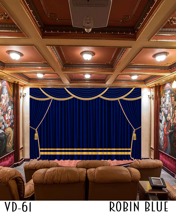 LUXURY CURTAIN FOR Stage HALL THEATER EVENTS DECOR