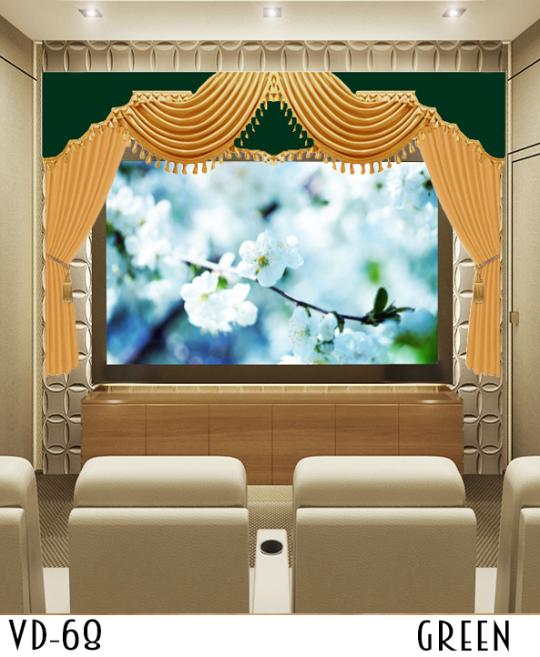 Custom Home Theater Movie Stage Curtains For Sale