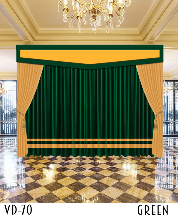 Luxury Hotel Stage Church Curtains