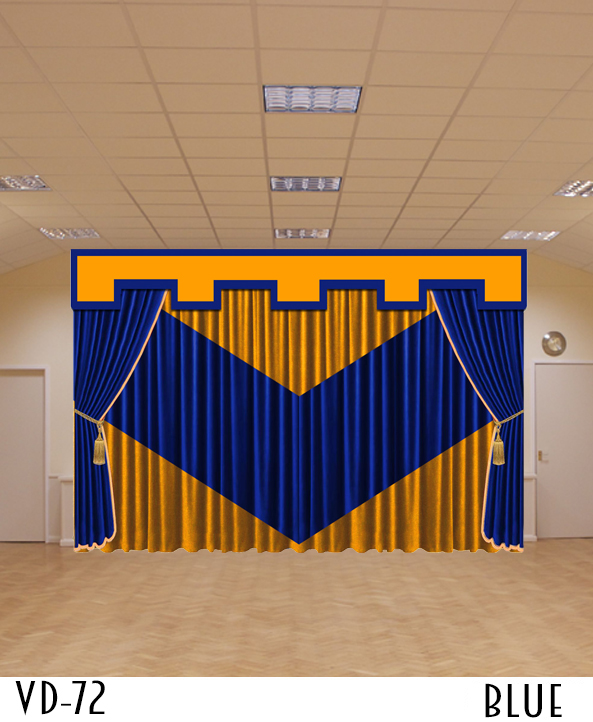 DECORATIVE STAGE CURTAINS