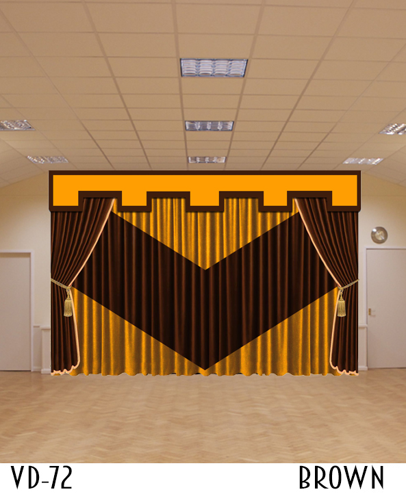 DECORATIVE STAGE CURTAINS