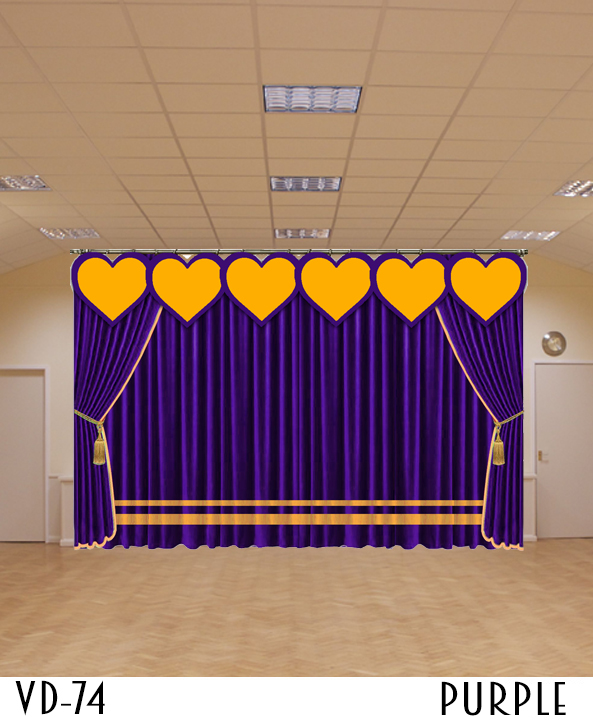 NEW HEART DESIGN STAGE CURTAINS