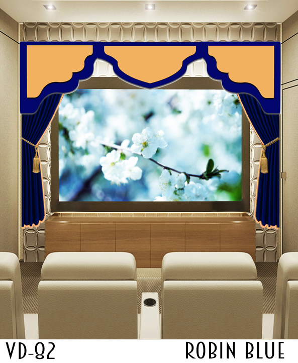 CUSTOM HOME THEATER SCREEN CURTAINS BACKDROP