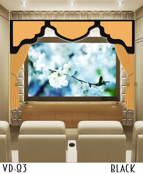 HOME THEATER MOVIE SCREEN CURTAINS