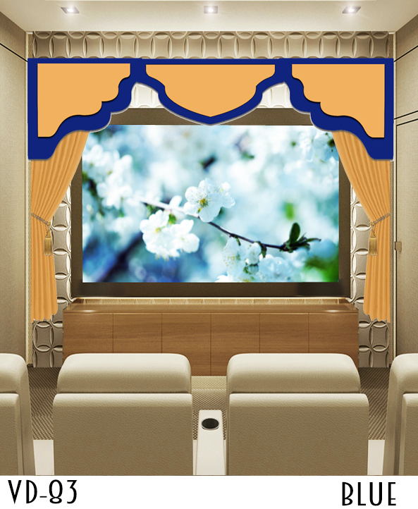 HOME THEATER MOVIE SCREEN CURTAINS