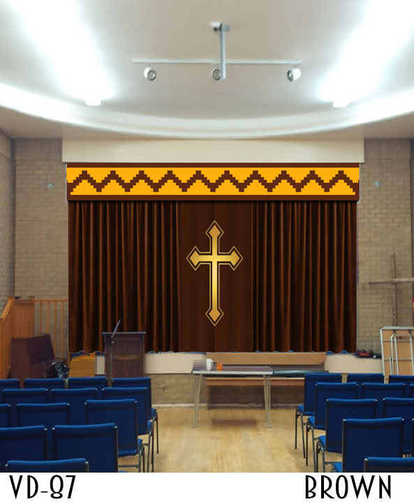CUSTOM CHURCH CURTAINS FOR STAGE SCHOOLS THEATERS