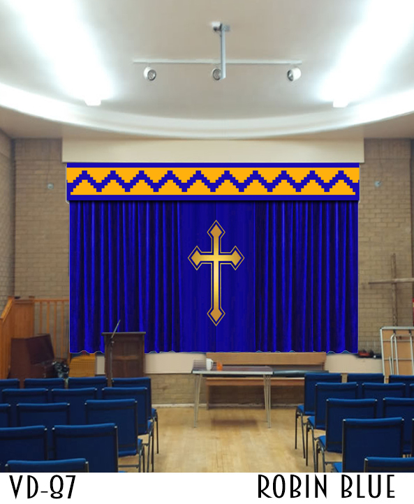 CUSTOM CHURCH CURTAINS FOR STAGE SCHOOLS THEATERS